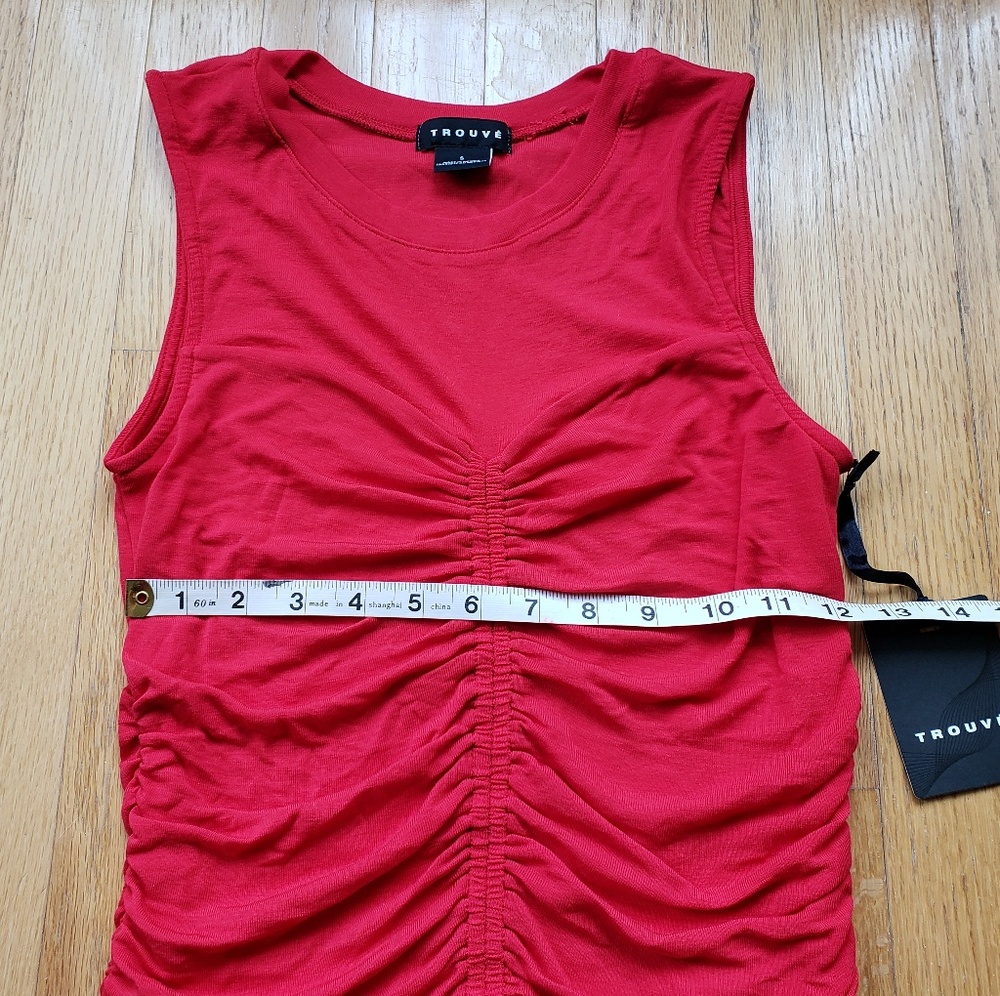 Trouve Red Blouse - Picture 4 of 5